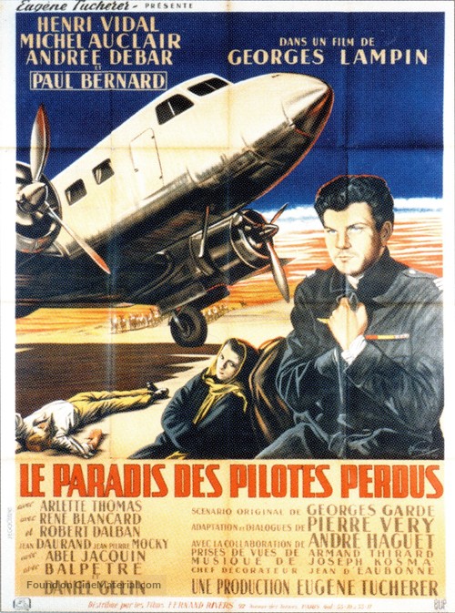 Le paradis des pilotes perdus - French Movie Poster