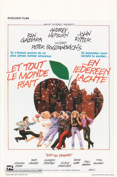 They All Laughed - Belgian Movie Poster