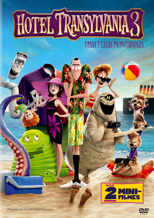 Hotel Transylvania 3: Summer Vacation - Portuguese DVD movie cover