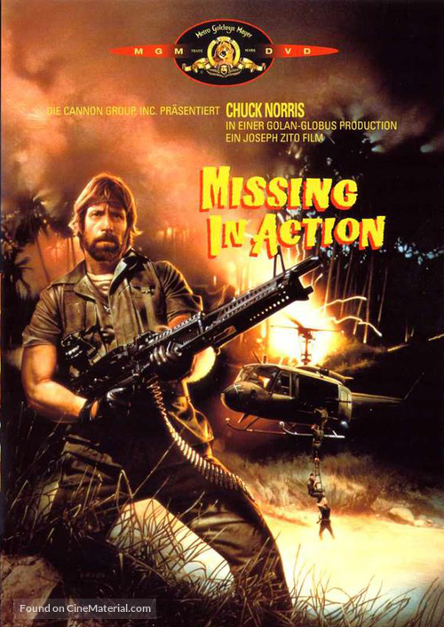 Missing in Action - German Movie Cover