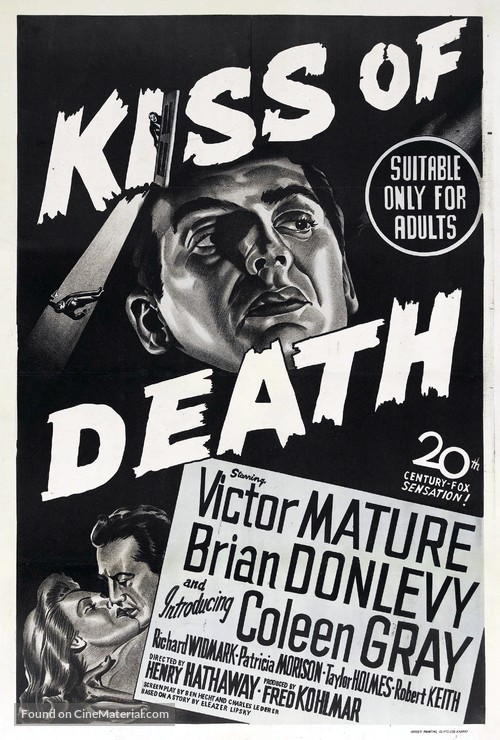 Kiss of Death - Australian Movie Poster