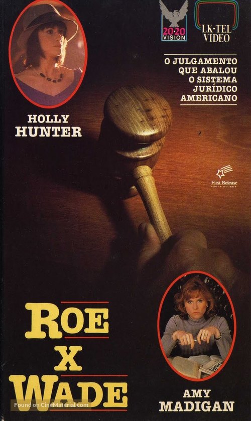 Roe vs. Wade - Brazilian VHS movie cover