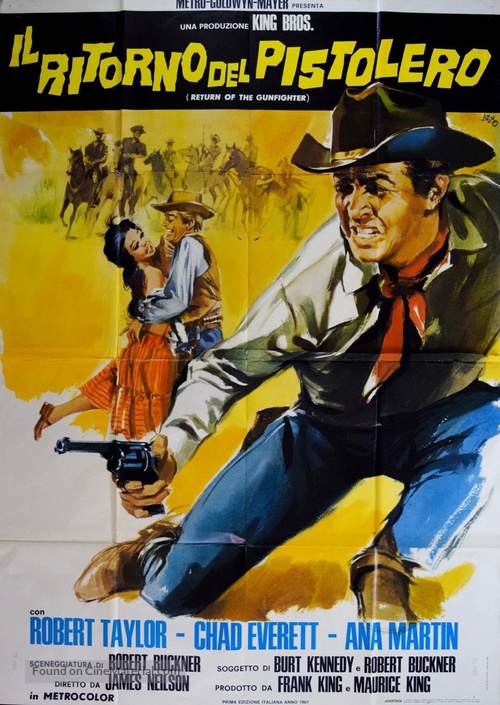 Return of the Gunfighter - Italian Movie Poster