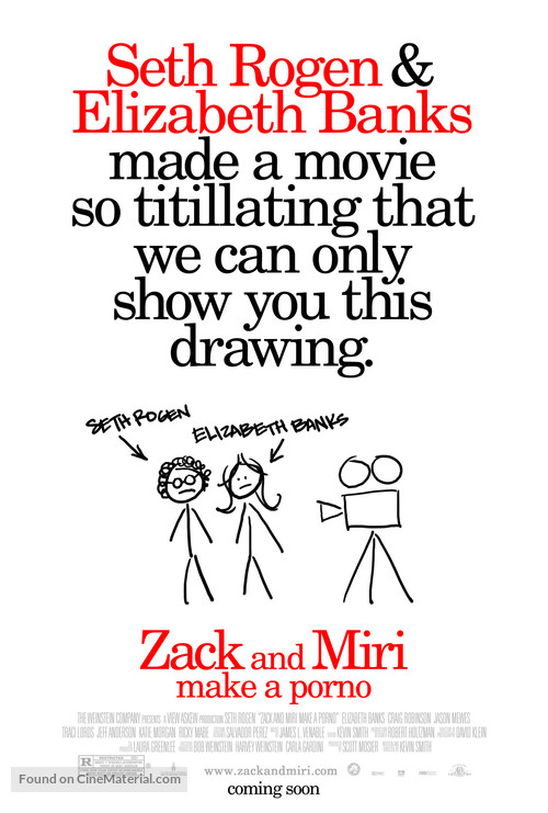 Zack and Miri Make a Porno - Advance movie poster