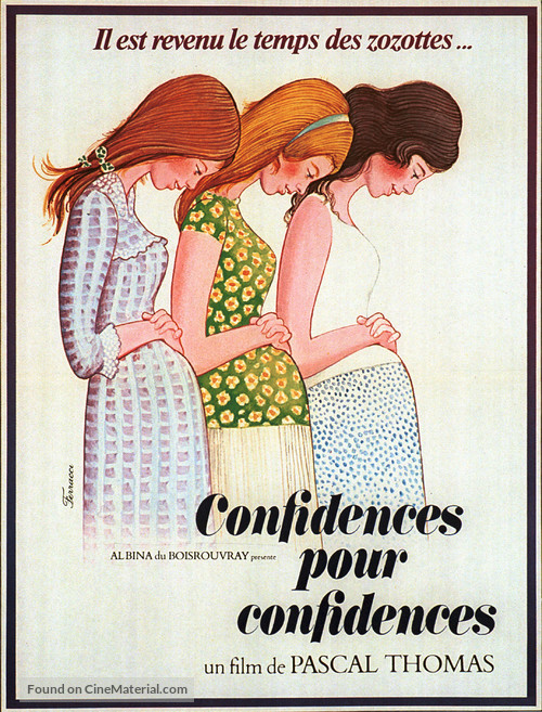 Confidences pour confidences - French Movie Poster