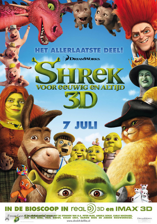 Shrek Forever After - Dutch Movie Poster