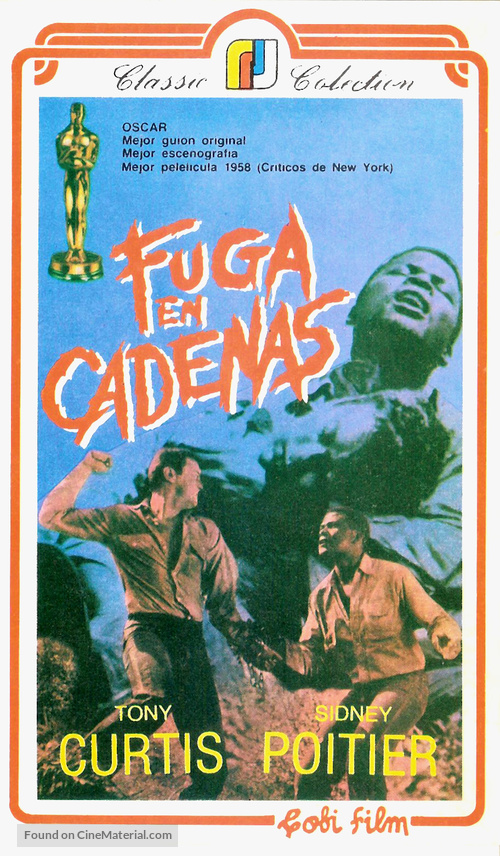 The Defiant Ones - Argentinian VHS movie cover