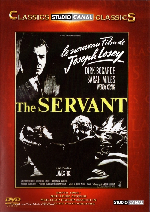The Servant - French DVD movie cover