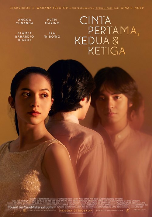 Cinta Pertama, Kedua, &amp; Ketiga - Indonesian Movie Poster