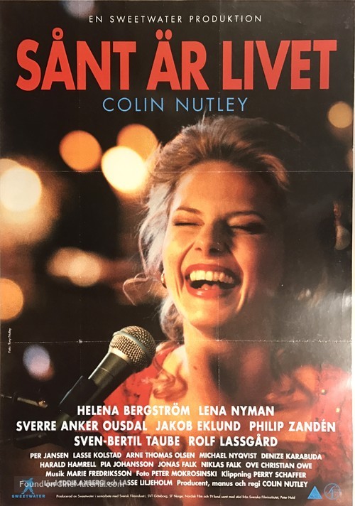 S&aring;nt &auml;r livet - Swedish Movie Poster