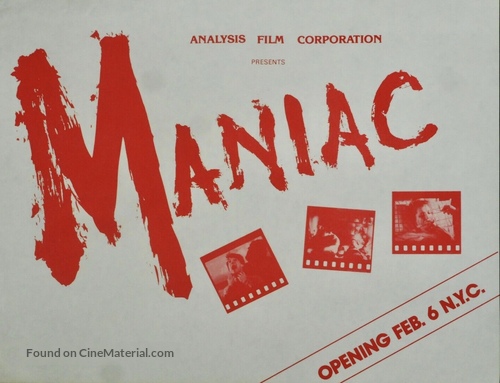 Maniac - Movie Poster