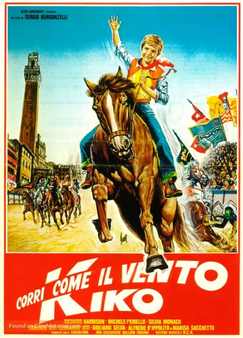 Corri come il vento Kiko - Italian Movie Poster
