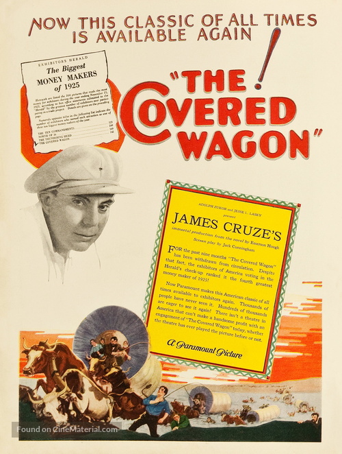 The Covered Wagon - poster