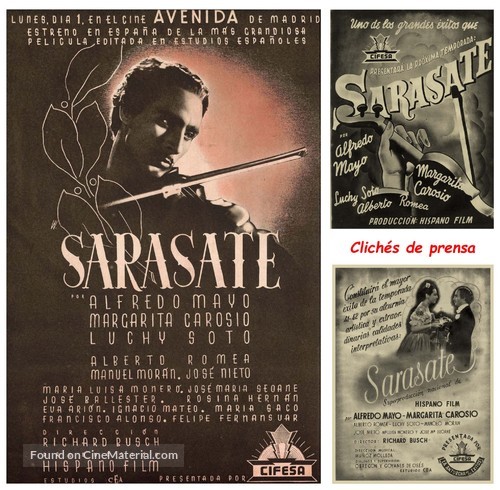 Sarasate - Spanish poster