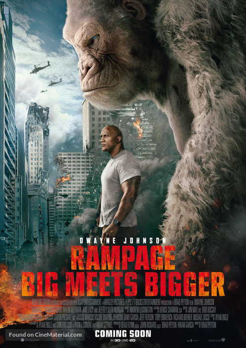 Rampage - German Movie Poster