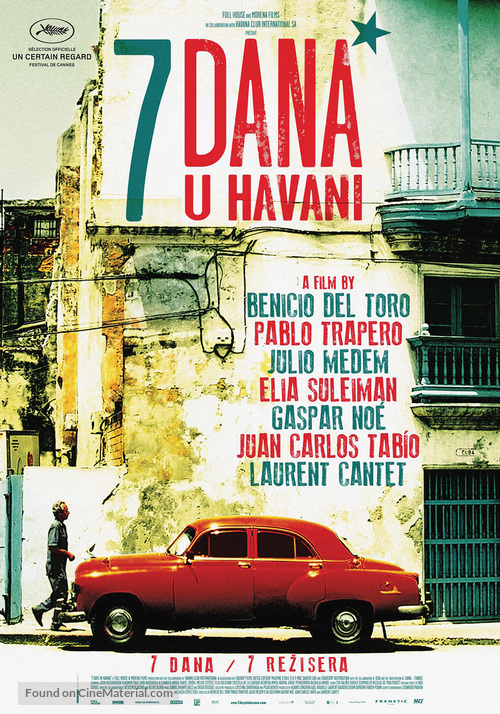 7 d&iacute;as en La Habana - Serbian Movie Poster
