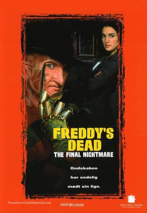 Freddy&#039;s Dead: The Final Nightmare - Danish DVD movie cover