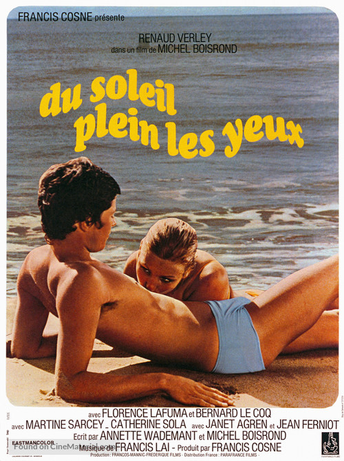 Du soleil plein les yeux - French Movie Poster