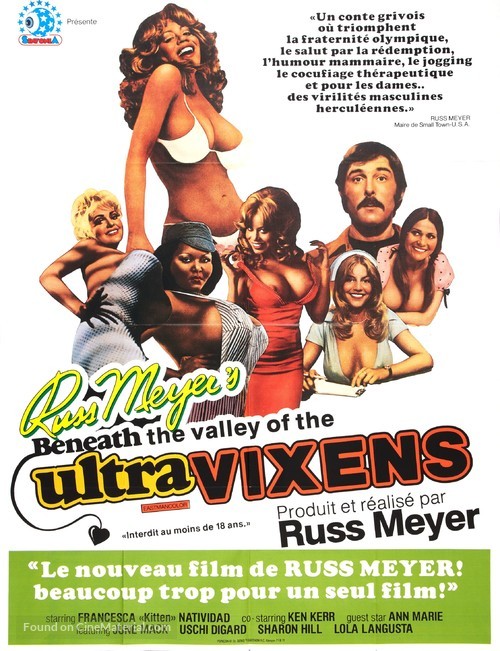Beneath the Valley of the Ultra-Vixens - French Movie Poster
