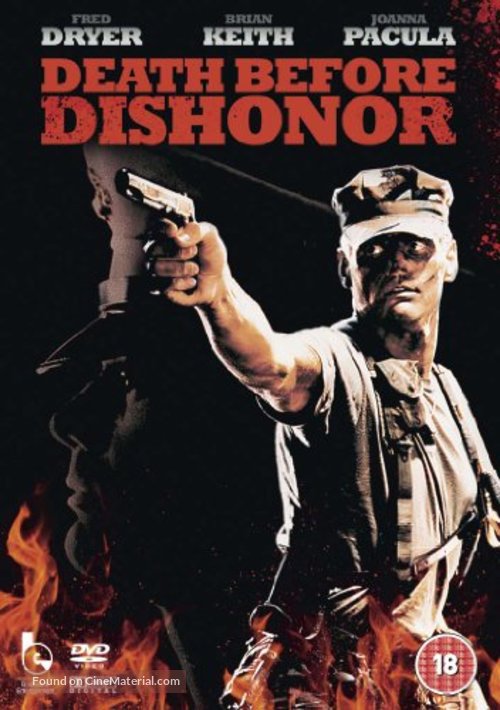 Death Before Dishonor - British DVD movie cover