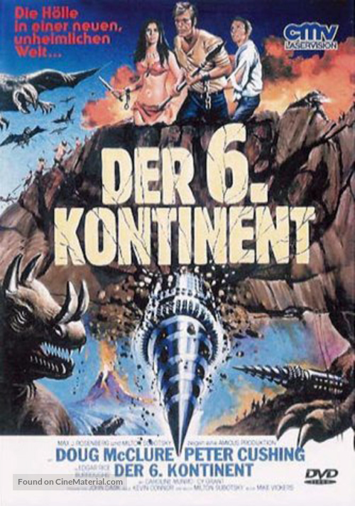 At the Earth&#039;s Core - German DVD movie cover