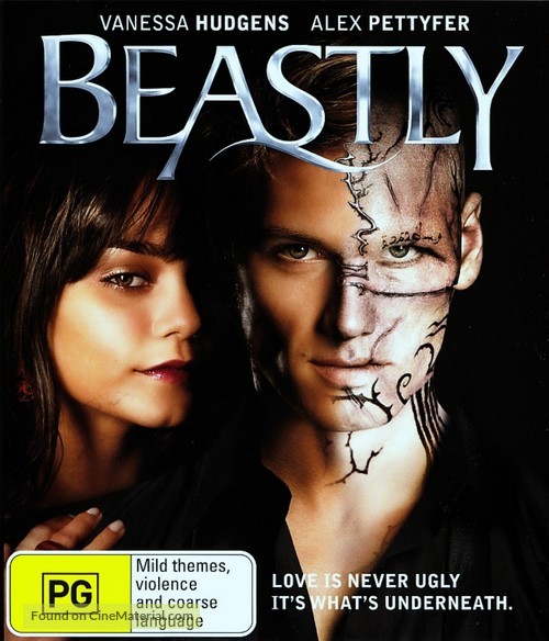 Beastly - Australian Blu-Ray movie cover