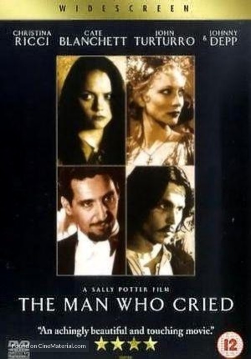 The Man Who Cried - British DVD movie cover