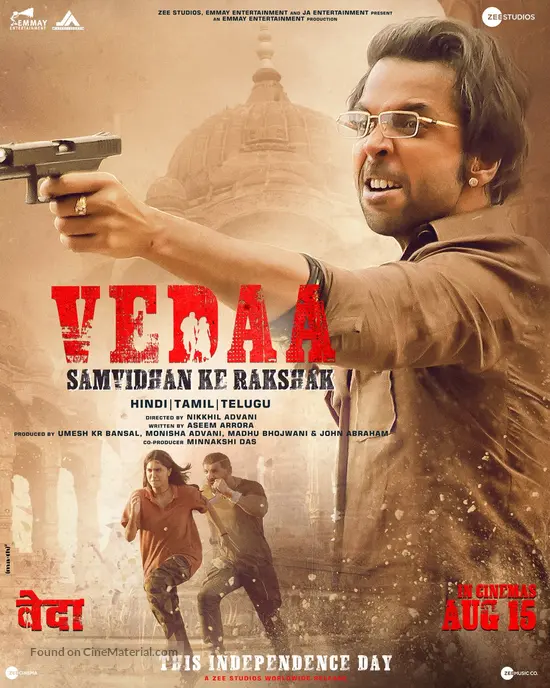 Vedaa - Indian Movie Poster