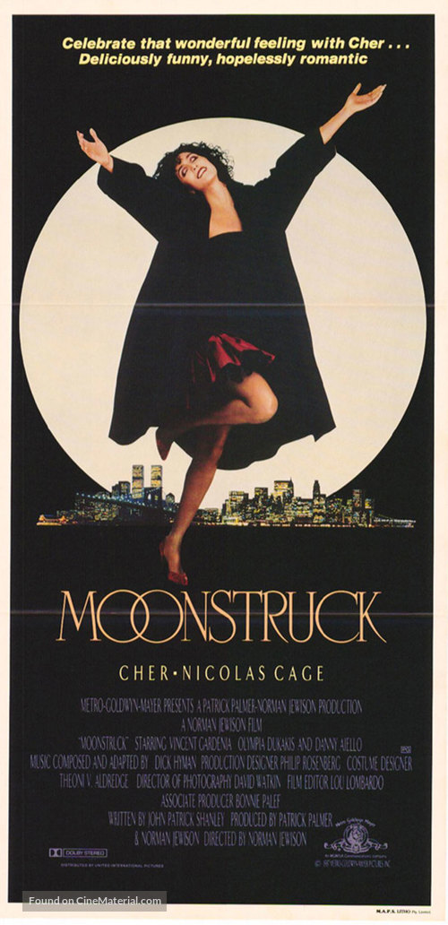 Moonstruck - Australian Movie Poster