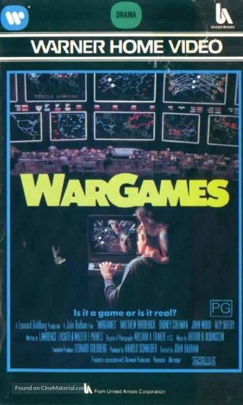WarGames - Australian VHS movie cover