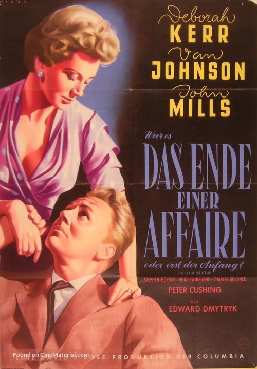 The End of the Affair - German Movie Poster