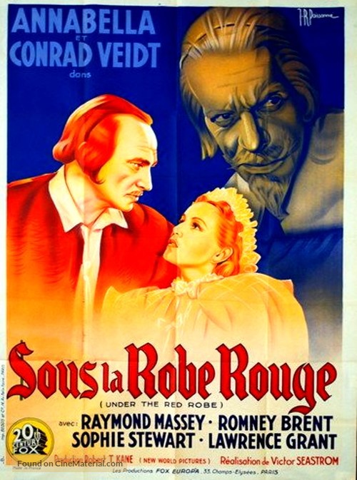 Under the Red Robe - French Movie Poster