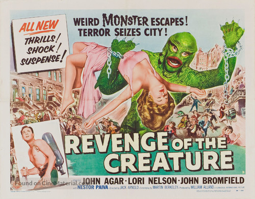 Revenge of the Creature - Theatrical movie poster