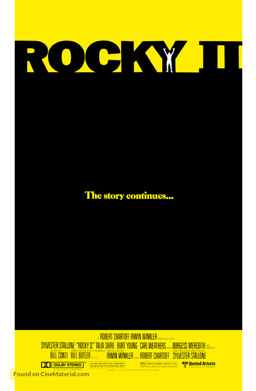 Rocky II - Movie Poster