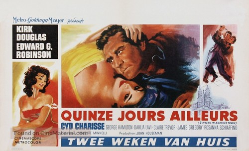 Two Weeks in Another Town - Belgian Movie Poster