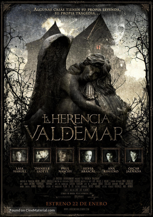 La herencia Valdemar - Spanish Theatrical movie poster