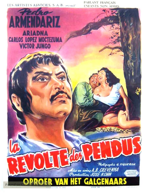 La rebeli&oacute;n de los colgados - Belgian Movie Poster