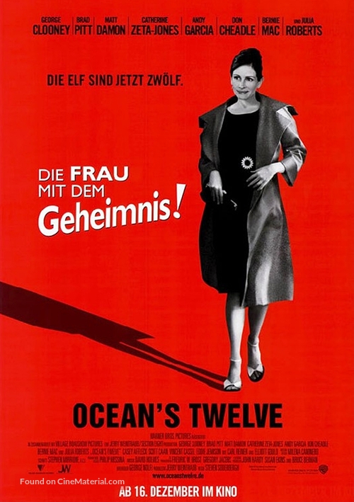 Ocean&#039;s Twelve - German Movie Poster