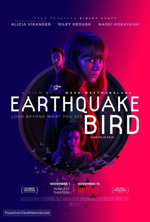 Earthquake Bird - Movie Poster