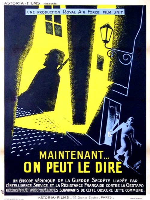 Now It Can Be Told - French Movie Poster