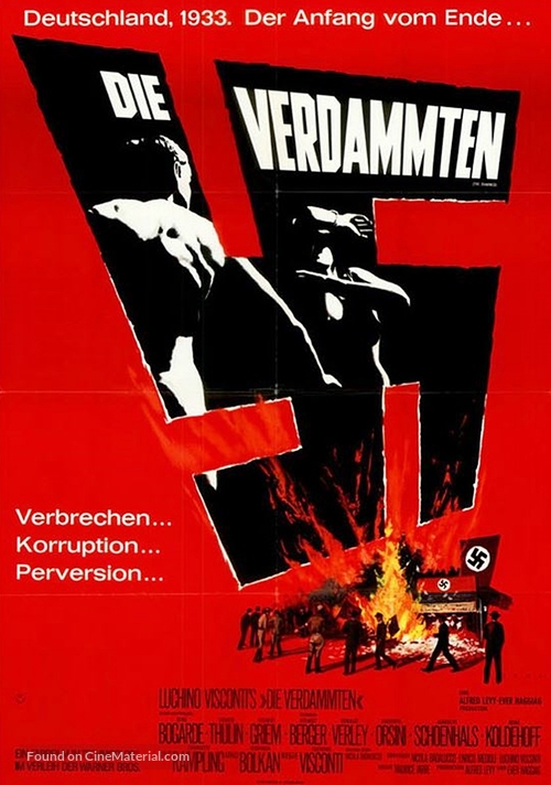 La caduta degli dei (G&ouml;tterd&auml;mmerung) - German Movie Poster