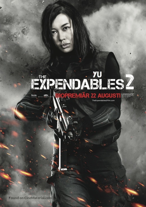 The Expendables 2 - Swedish Movie Poster