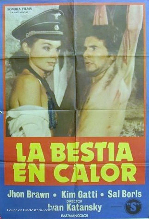 La bestia in calore - Spanish Movie Poster