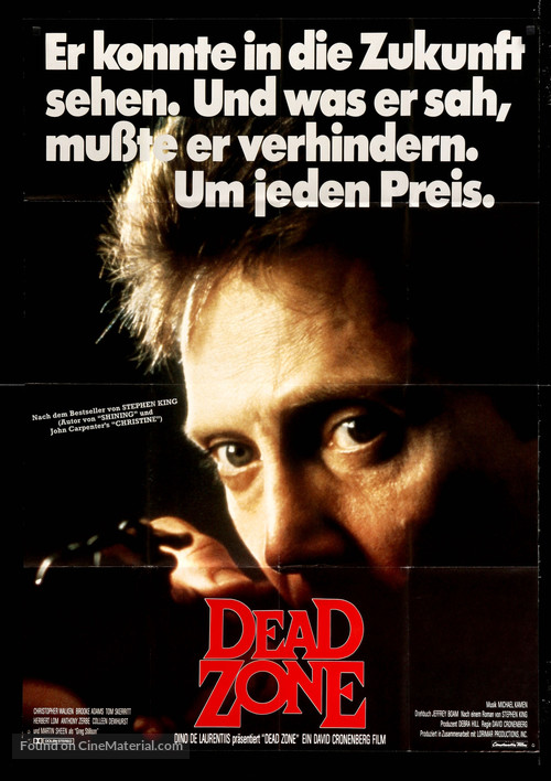 The Dead Zone - German Movie Cover