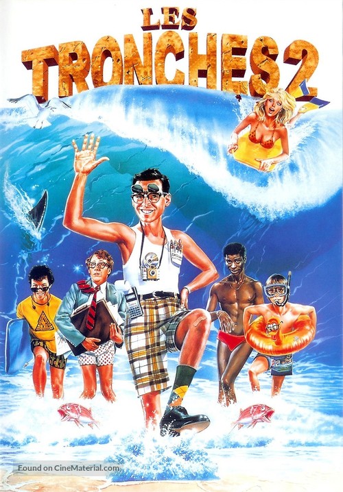 Revenge of the Nerds II: Nerds in Paradise - French DVD movie cover