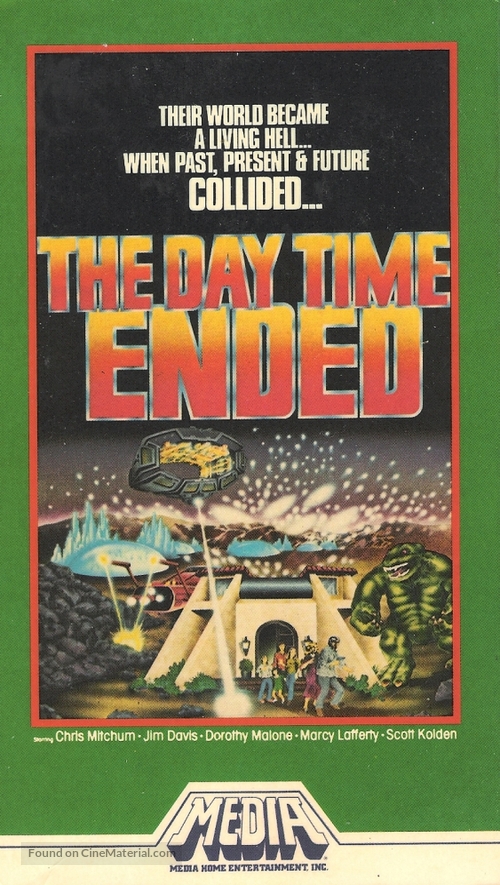 The Day Time Ended - VHS movie cover