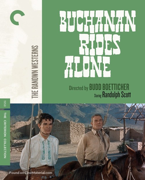 Buchanan Rides Alone - Blu-Ray movie cover