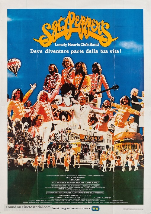 Sgt. Pepper&#039;s Lonely Hearts Club Band - Italian Movie Poster