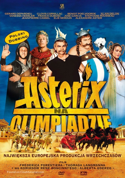 Ast&egrave;rix aux jeux olympiques - Polish Movie Cover