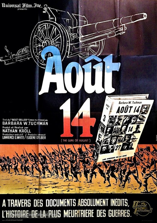 The Guns of August - French Movie Poster